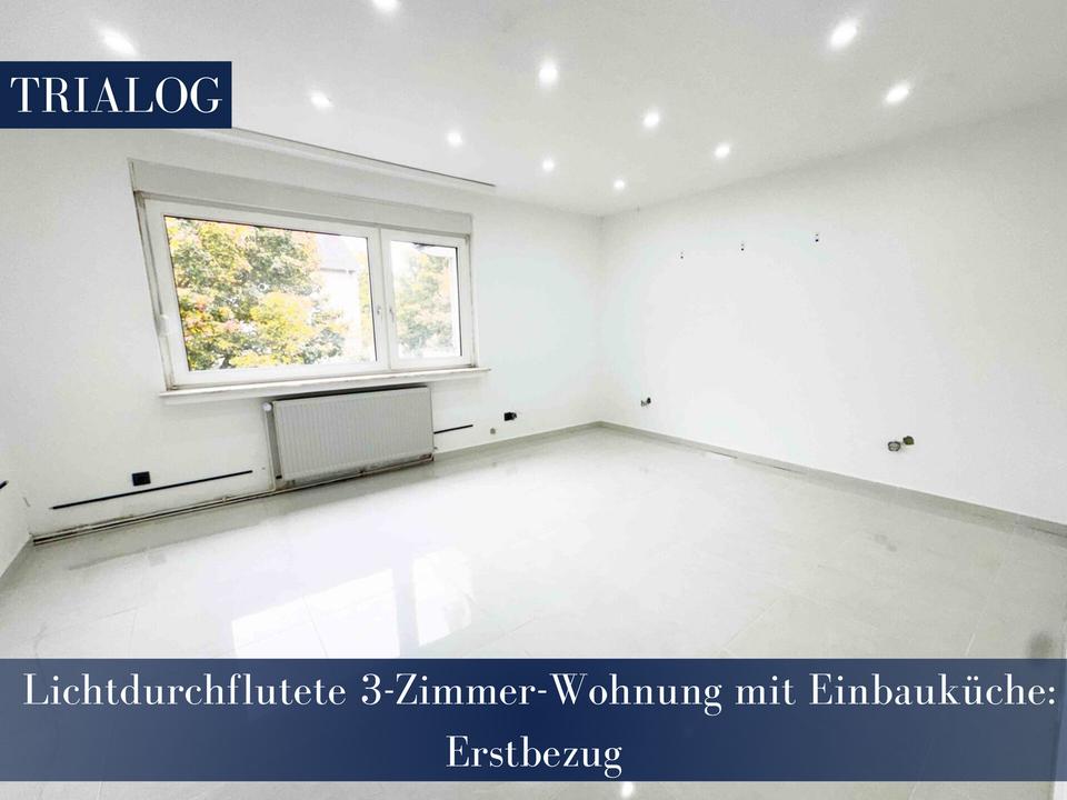 Thumbnail-Lichtdurchflutete 3-Zimmer-Wohnung mit Einbauküche - Erstbezug