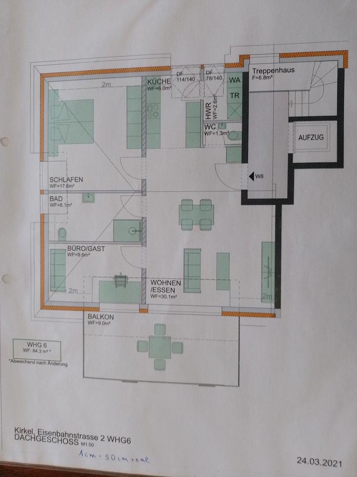 Thumbnail-Mietwohnung 3 ZKB in Kirkel