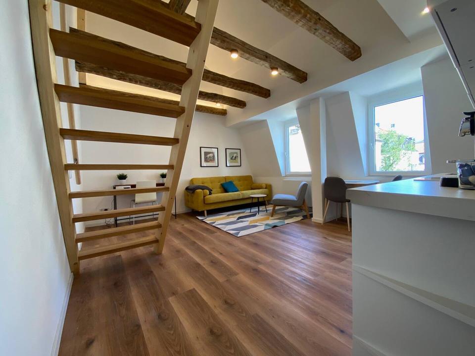 Thumbnail-Top Maisonettewohnung voll möbliert im Trendviertel Gostenhof