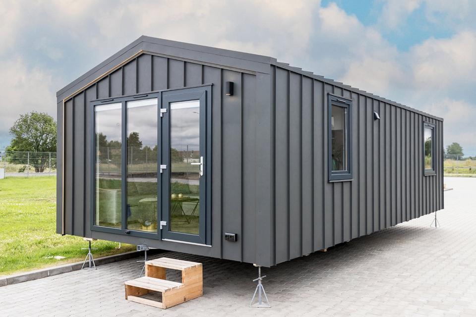 Thumbnail-Vollmöbliertes und isoliertes Tinyhaus Tinyhouse Fertighaus Wohnhaus ca. 30m²