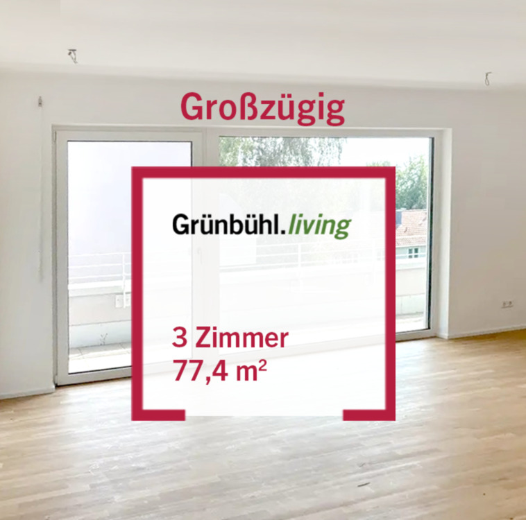 Thumbnail-Großzügig: 3-Zimmer-Wohnung mit Balkon