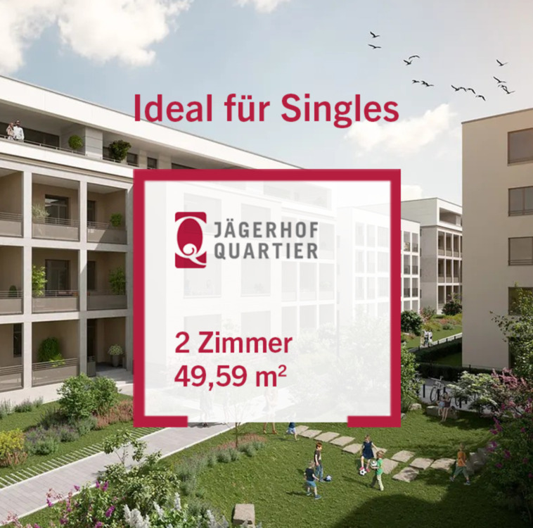 Thumbnail-Ideal für Singles: 2-Zimmer-Wohnung mit Balkon
