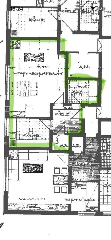 Thumbnail-Gemütliche 1 Zimmer Souterrain Wohnung, in Hagen Emst