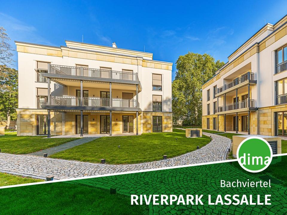 Thumbnail-Luxuriöse Whg. mit hochwertiger Einbauküche, Kamin, großer Terrasse, 2 Bädern, Gäste-WC, HWR u.v.m.