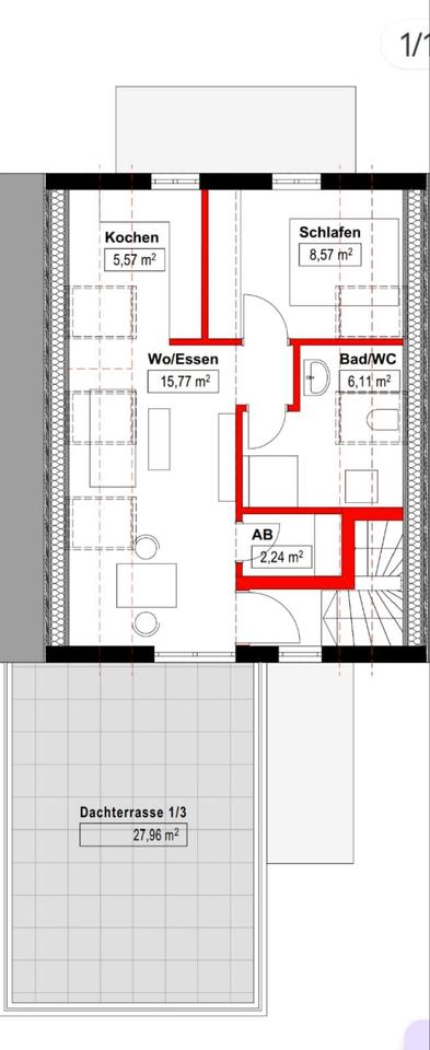Thumbnail-2Zimmer DG Neuausbau mit Dachterrasse