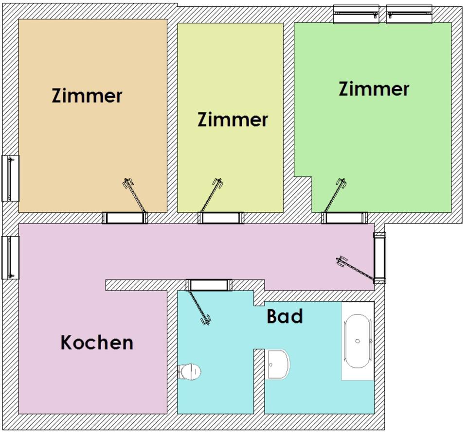 Thumbnail-3-Zimmerwohnung mit EBK in Hörlitz