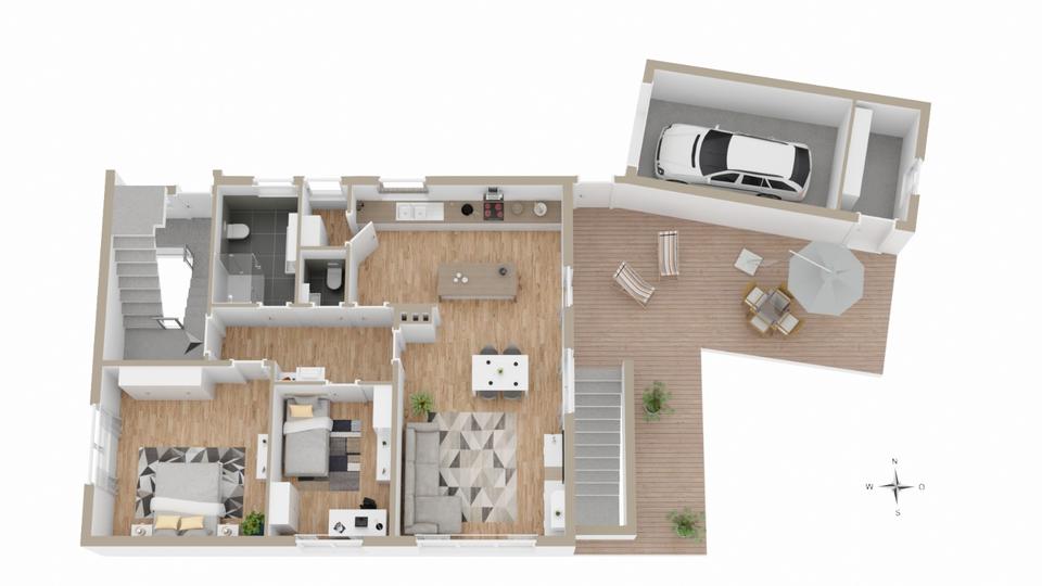 Thumbnail-Kernsaniertes Siedlungshaus - Barkhausen *1-2Fam.*ohne Makler