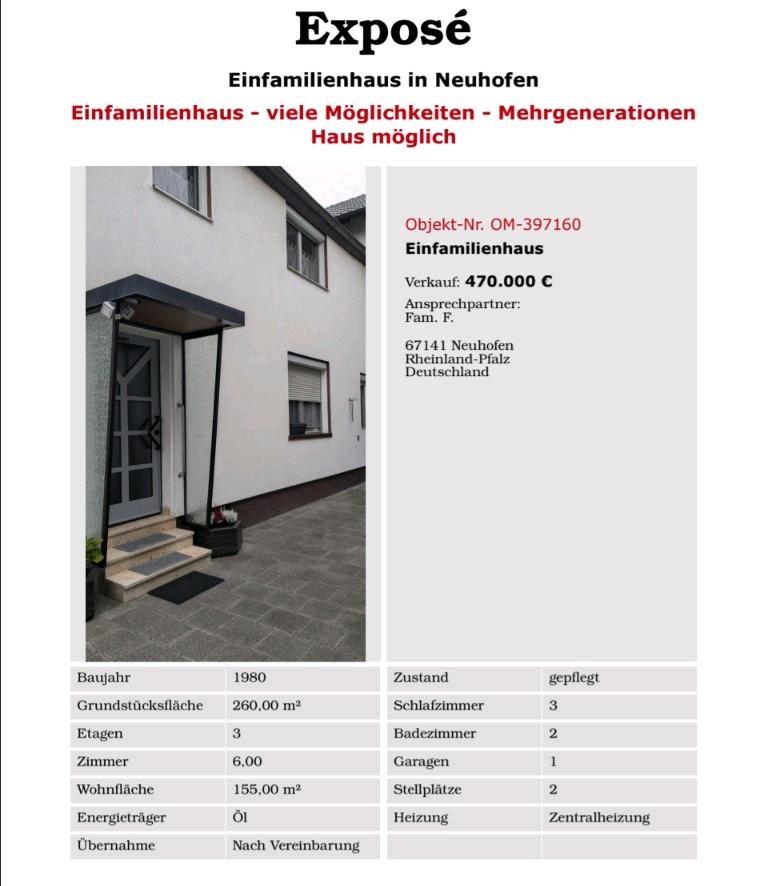 Thumbnail-Haus in Neuhofen Einfamilienhaus oder Mehrgenerationenhaus
