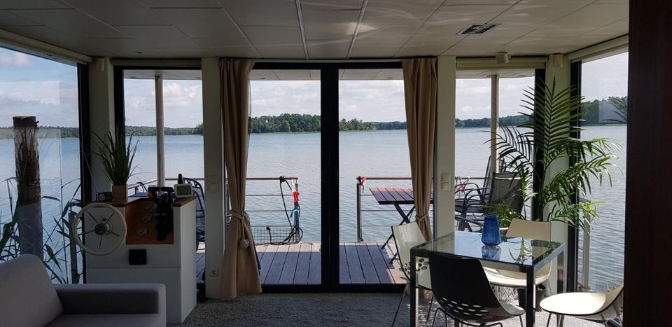 Thumbnail-FESTLIEGENDES Hausboot in Rheinsberg - noch Termine frei !!