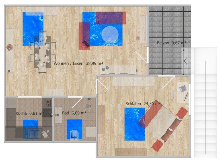 Thumbnail-2 Zimmer LOFT Wohnung im Dachgeschoß Vaihingen Enz Stadt