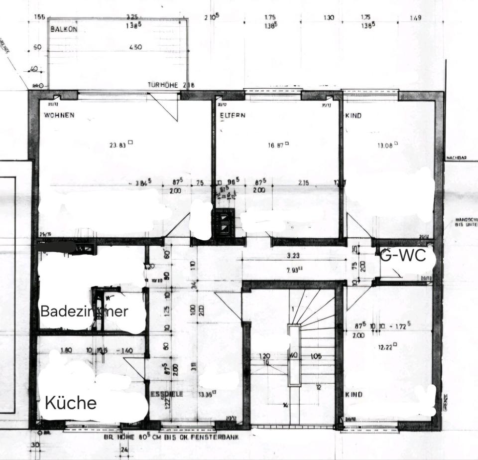 Thumbnail-Hochwertig sanierte 4-Zimmer Wohnung (110 m²) Innenstadt
