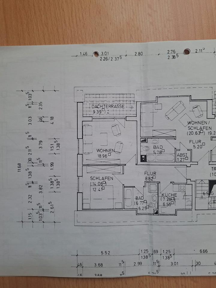 Thumbnail-Ruhige, helle 2-Zimmer Dachgeschosswohnung mit Balkon u. EBK in Bad Münder