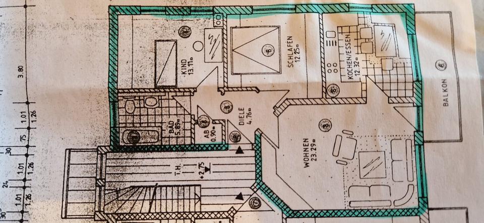 Thumbnail-3 Zimmer-Wohnung in ruhiger Lage (Baar-Ebenhausen)