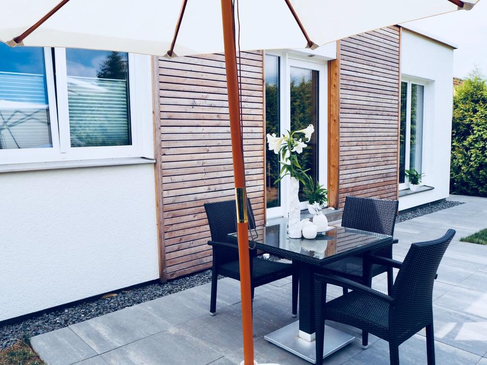 Thumbnail-Ferienhaus Nordhausen Harz Ferienwohnung FeWo Garten