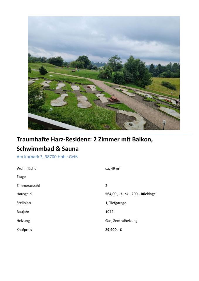 Thumbnail-Traumhafte Harz Residenz