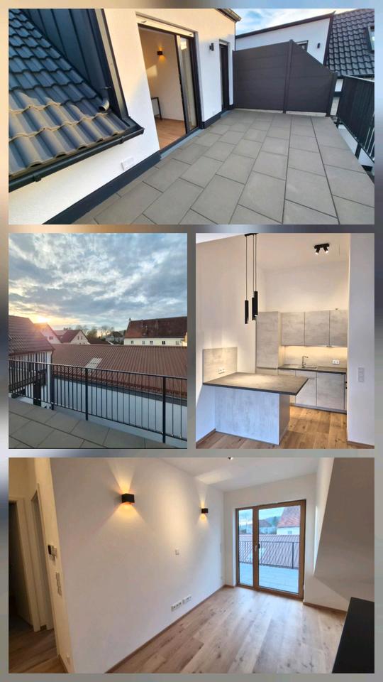 Thumbnail-Moderne 43qm Dachgeschosswohnung in Oberdolling zu vermieten