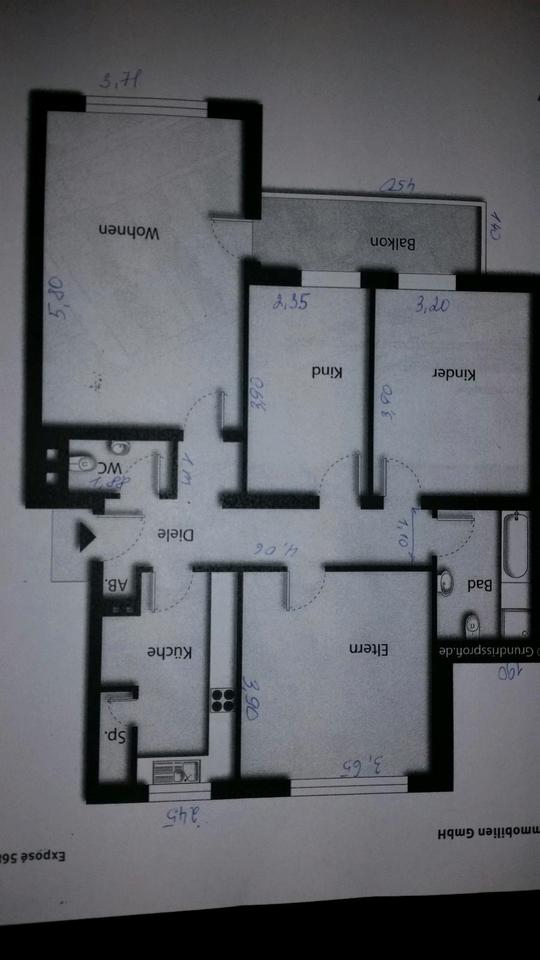 Thumbnail-Zu verkaufen steht eine gepflegte 4 Zimmer Wohnung