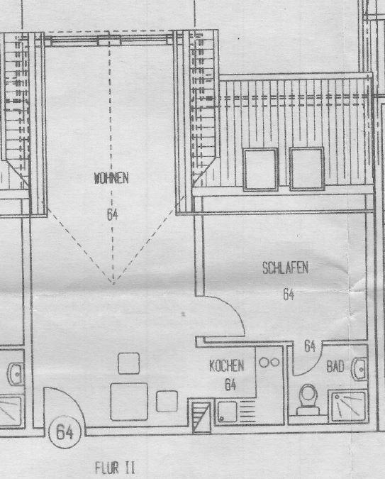 Thumbnail-Erstbezug nach Renovierung: 2-Zimmer Dachgeschosswohnung
