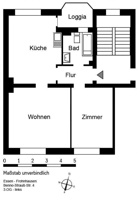 Thumbnail-2-Zimmer-Wohnung in Essen Frohnhausen bald bezugsfertig renoviert!