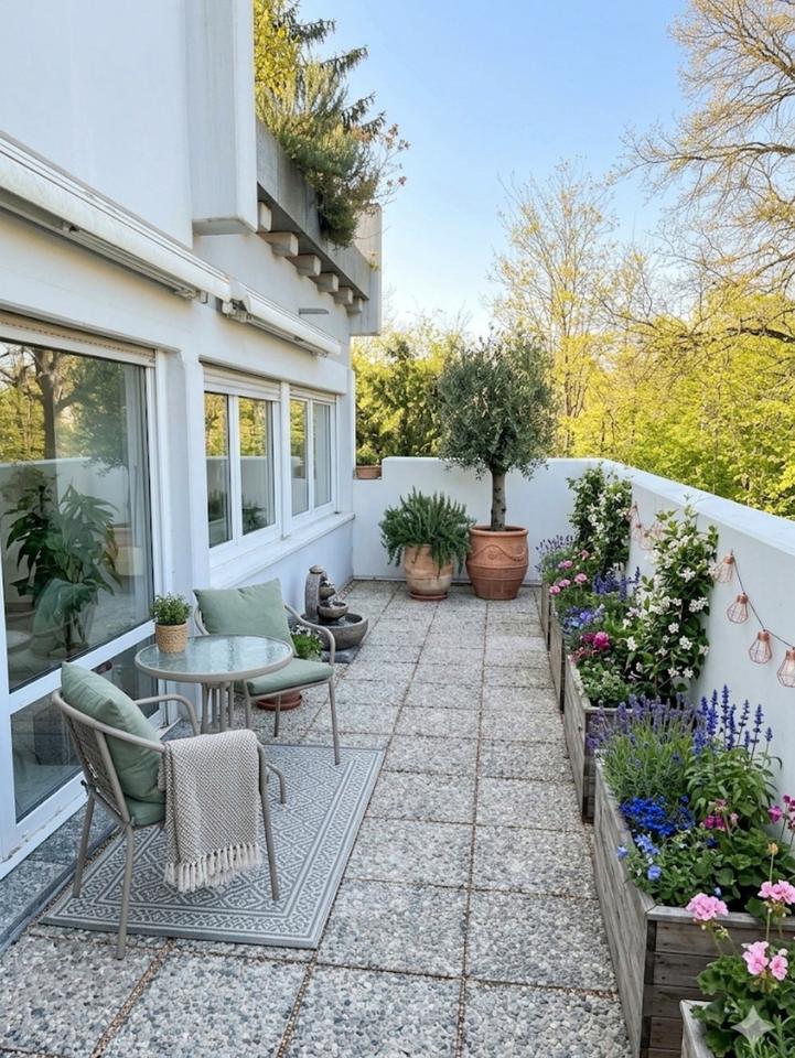 Thumbnail-125qm EG 1.850,- warm Terrassenwhg. Komponistenviertel Darmstadt