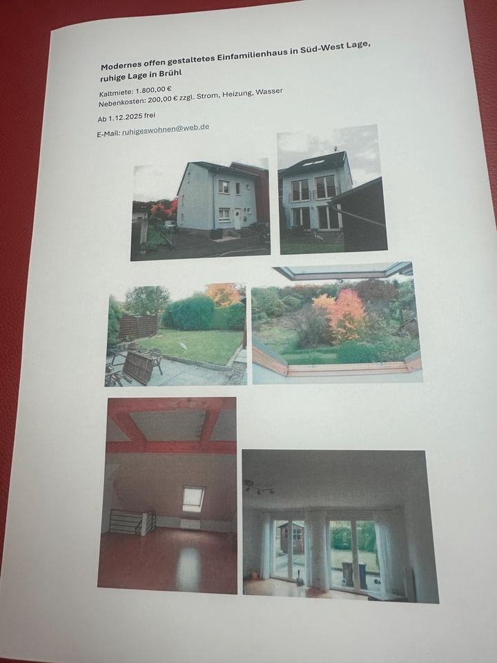 Thumbnail-Modernes offen gestaltetes Haus in Süd West Lage in Brühl