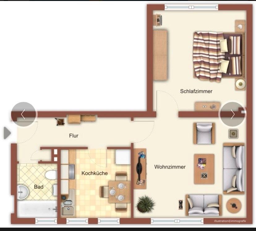 Thumbnail-2 Zimmer Wohnung