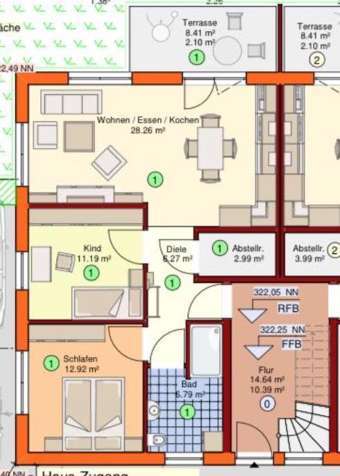 Thumbnail-3-Zimmer-Wohnung, Neubau, Barrierefrei mit Terasse