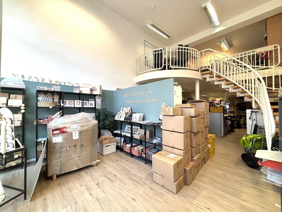 Thumbnail-Galeriefläche im Erdgeschoss über 2 Etagen: Gewerbeobjekt mit vielfältigen Nutzungsmöglichkeiten