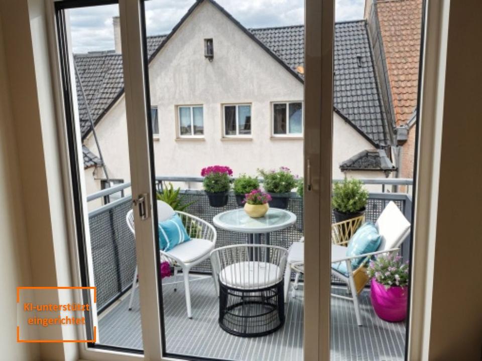Thumbnail-Wohnen mit Flair! Stilvolle 3-ZKB Maisonette-Wohnung mit Balkon in GT-City