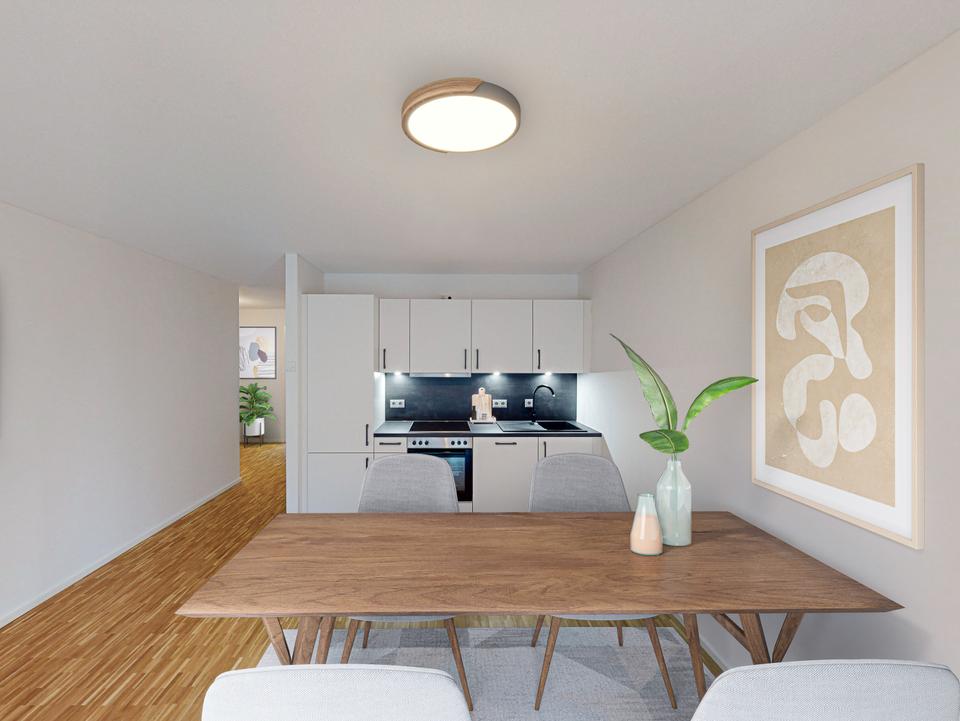 Thumbnail-Einziehen und Wohlfühlen: 2-Zimmer-Wohnung mit EBK und Terrasse