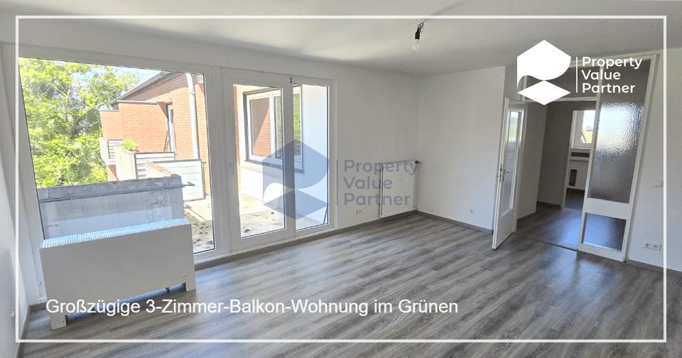 Thumbnail-Großzügige 3-Zimmer-Balkon-Wohnung im Grünen