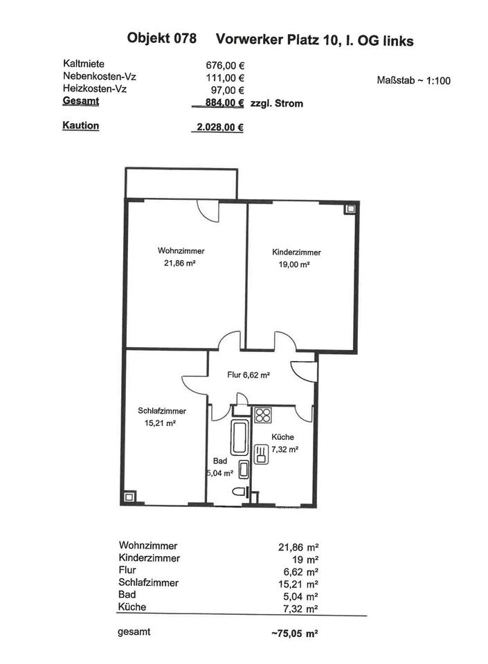 Thumbnail-3 Zimmer Wohnung Vorwerk