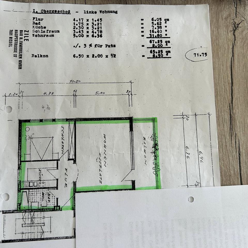 Thumbnail-2-Zimmer Wohnung in Riegel a.K.