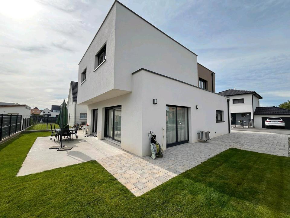 Thumbnail-Modernes Einfamilienhaus nahe Grenze - Neubau, Garten, Garage