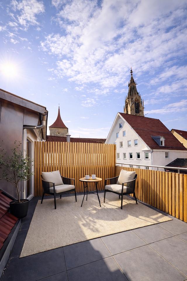 Thumbnail-2-Zi Maisonette + Dachterrasse | Blick auf Marienkirche