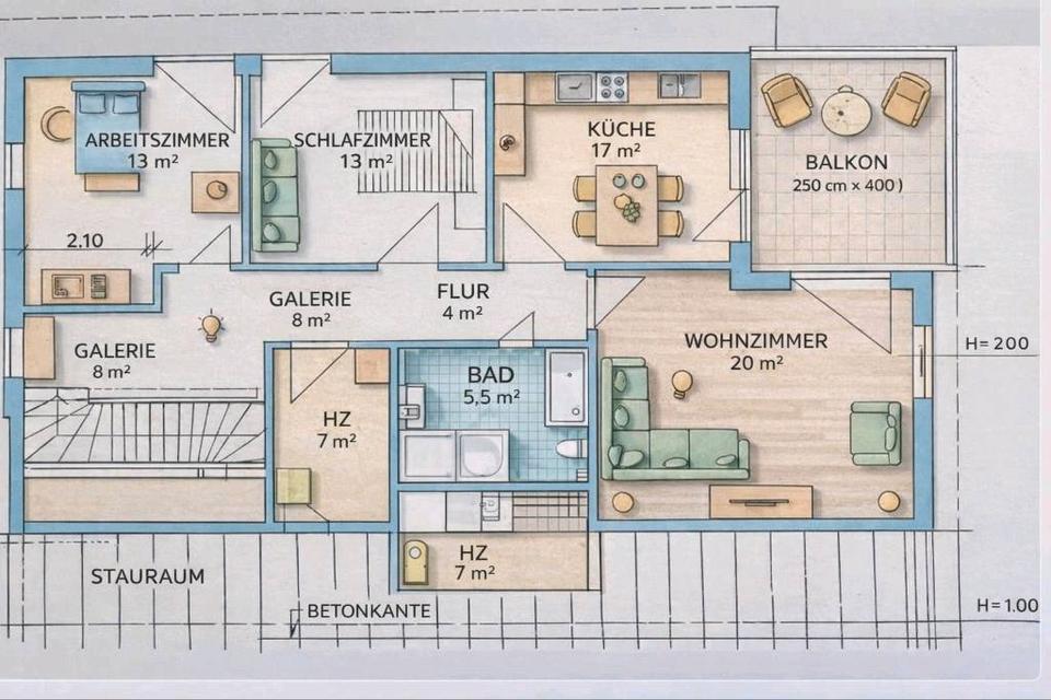 Thumbnail-3 Zimmer Wohnung Sennfeld Neubaugebiet