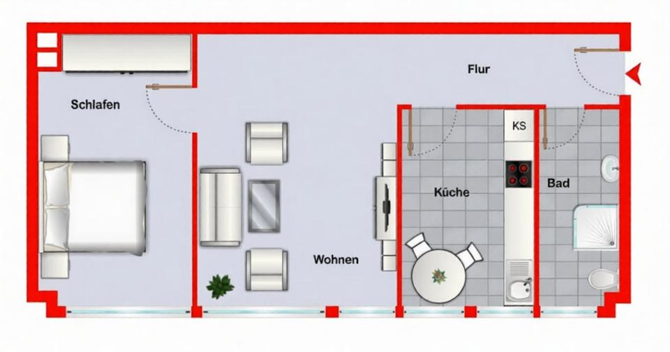Thumbnail-2 ZKB Wohnung in Püttlingen