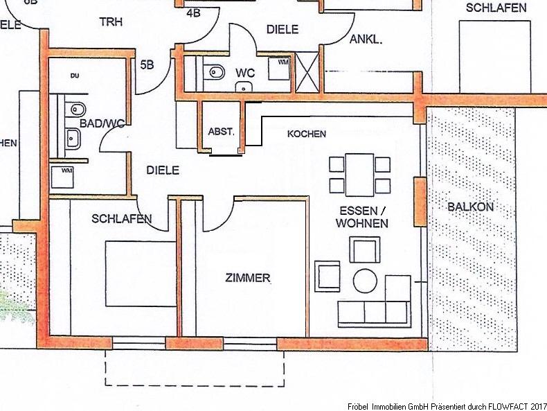 Thumbnail-3-Zimmer-Wohnung mit Balkon und Einbauküche in RheinfeldenStadtzentrum
