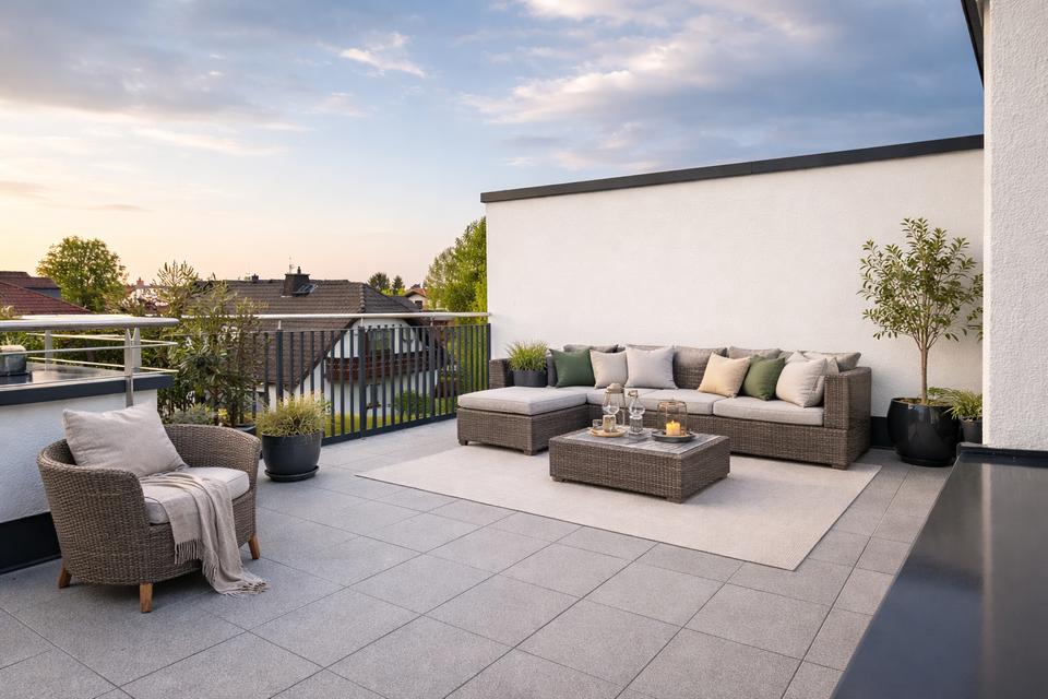 Thumbnail-Modern ausgestattete 2-Zimmer-Singlewohnung mit phänomenaler Dachterrasse: Vogelviertel