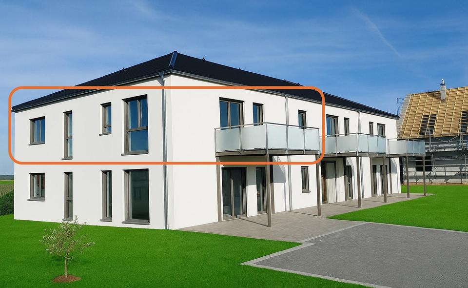 Thumbnail-Helle 3,5-Zimmer-Wohnung (97m²) mit EBK & Balkon in Esselbach zu vermieten!