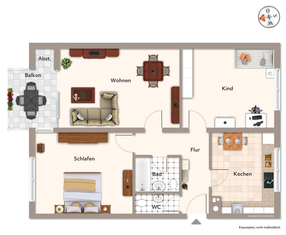 Thumbnail-3 Zimmer Wohnung in Radolfzell