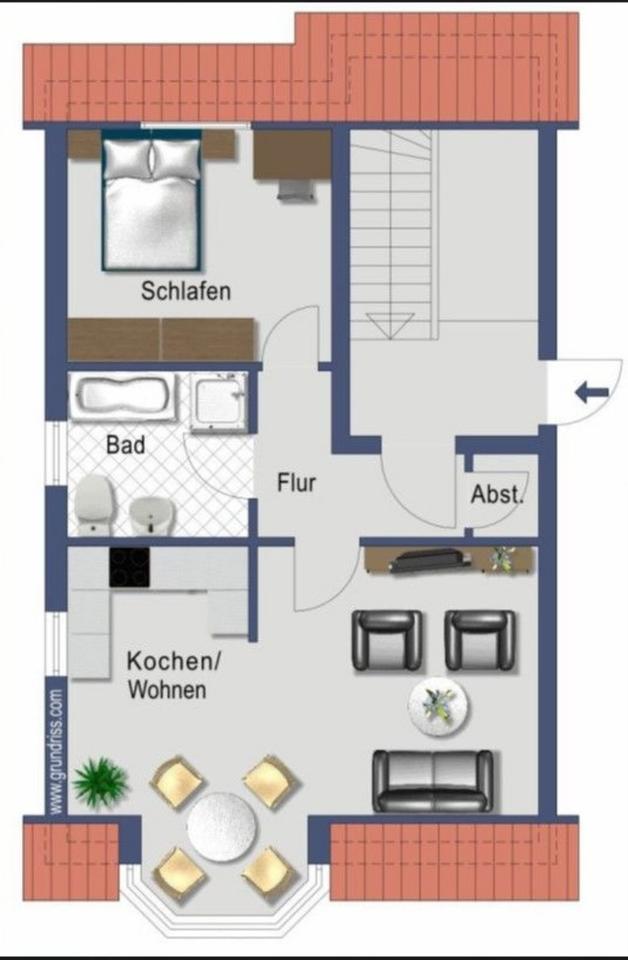 Thumbnail-Schöne Dachgeschoßwohnung, frei ab 01.04.2026