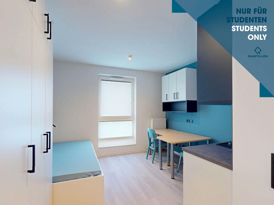 Thumbnail-Neubau-Studentenapartment im Quartillion – möbliert & top Lage!