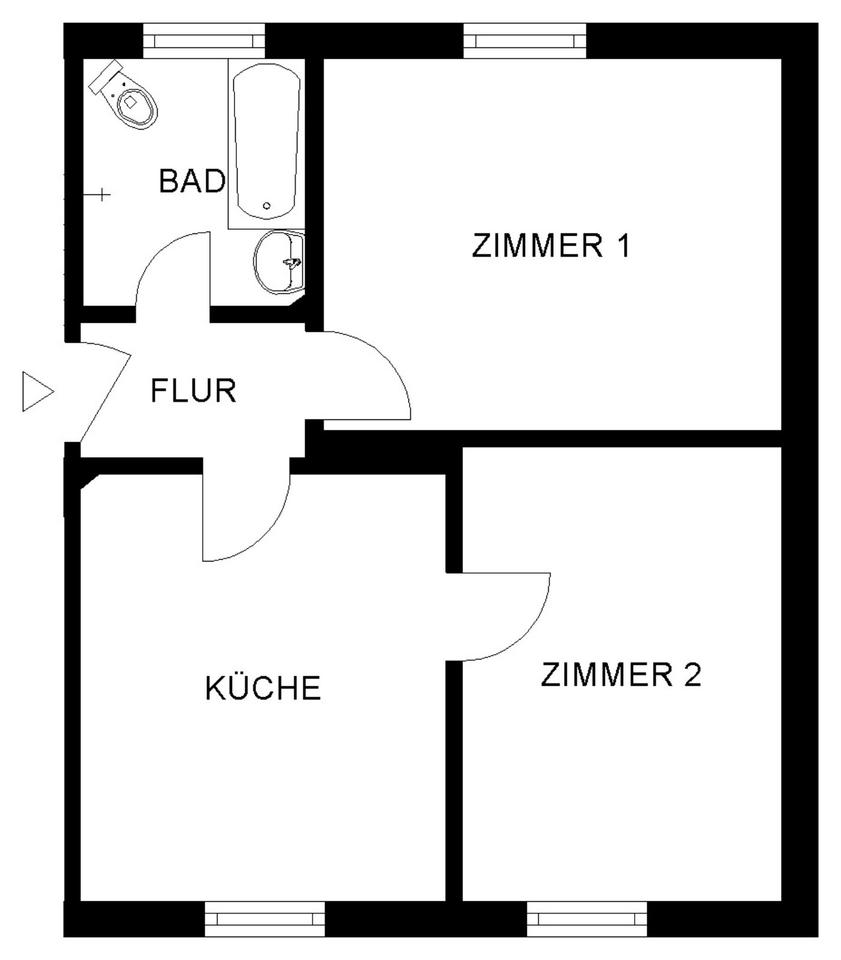 Thumbnail-Geräumige 2-Zimmer-Wohnung in Attendorn