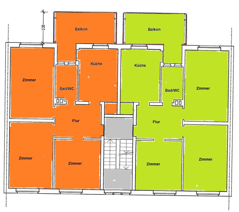 Thumbnail-Uniklinik Freiburg schöne 3 Zimmerwohnung, Balkon neu renoviert