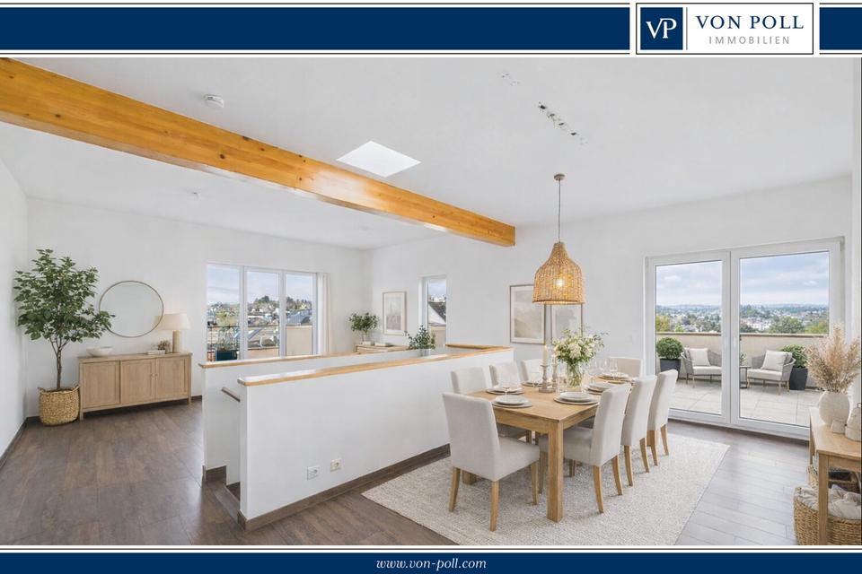 Thumbnail-Helle 4-Zimmer-Maisonette mit Dachterrasse, zwei Bädern und TG in Bestlage von Hürth