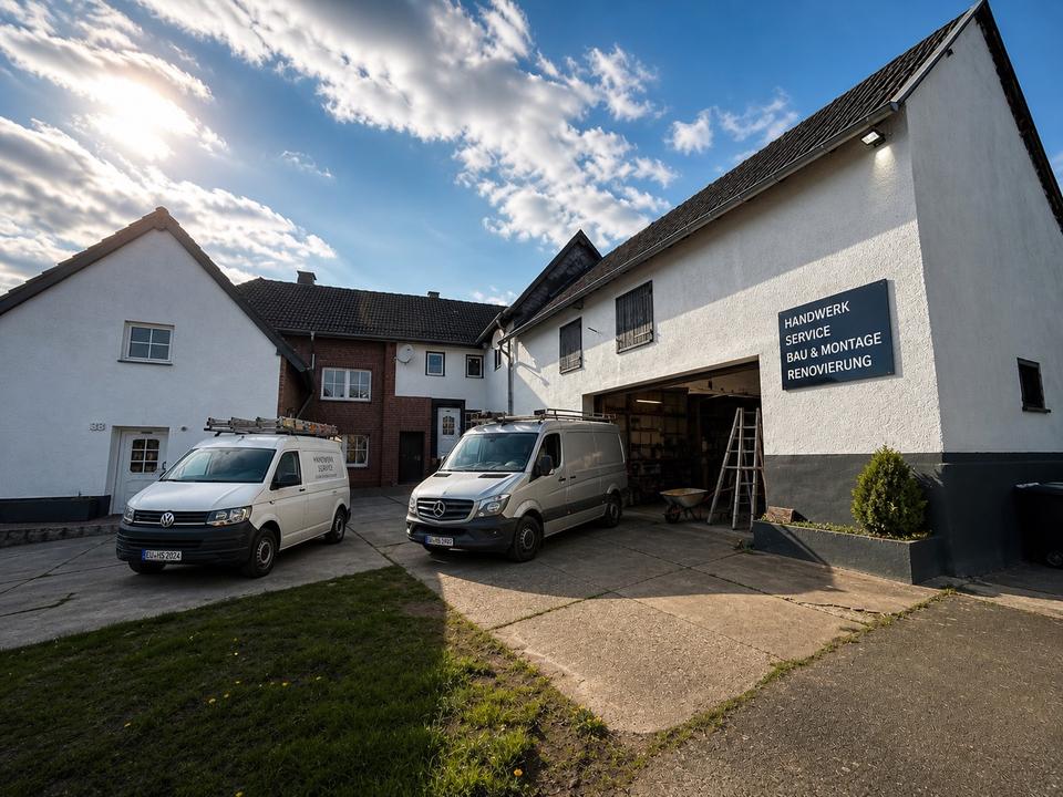 Thumbnail-Eigener Betriebshof mit Wohnhaus – direkt an B51