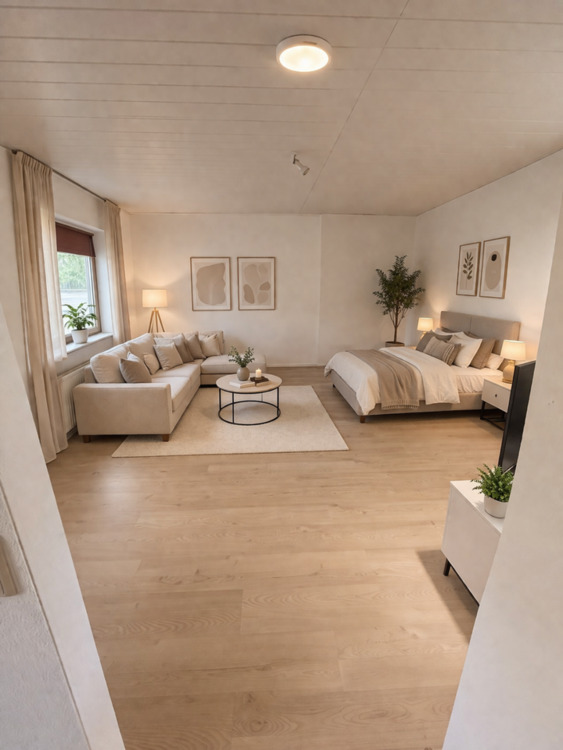 Thumbnail-1-Zimmer-Wohnung mit Bad und Küche in Schöneck ( auch als Monteurswohnung)