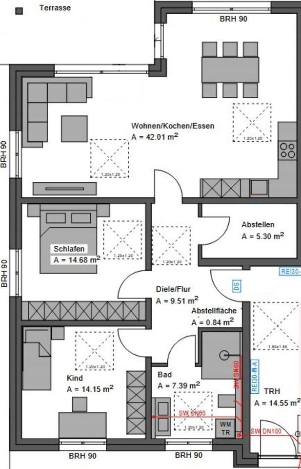 Thumbnail-Wohnung, Mietwohnung, Haus, Garten, Zimmer