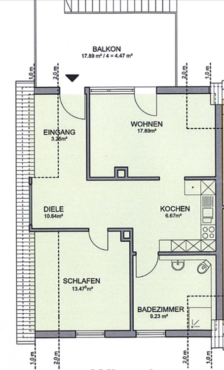 Thumbnail-2 Zimmer Wohnung zu Vermieten in Hambergen